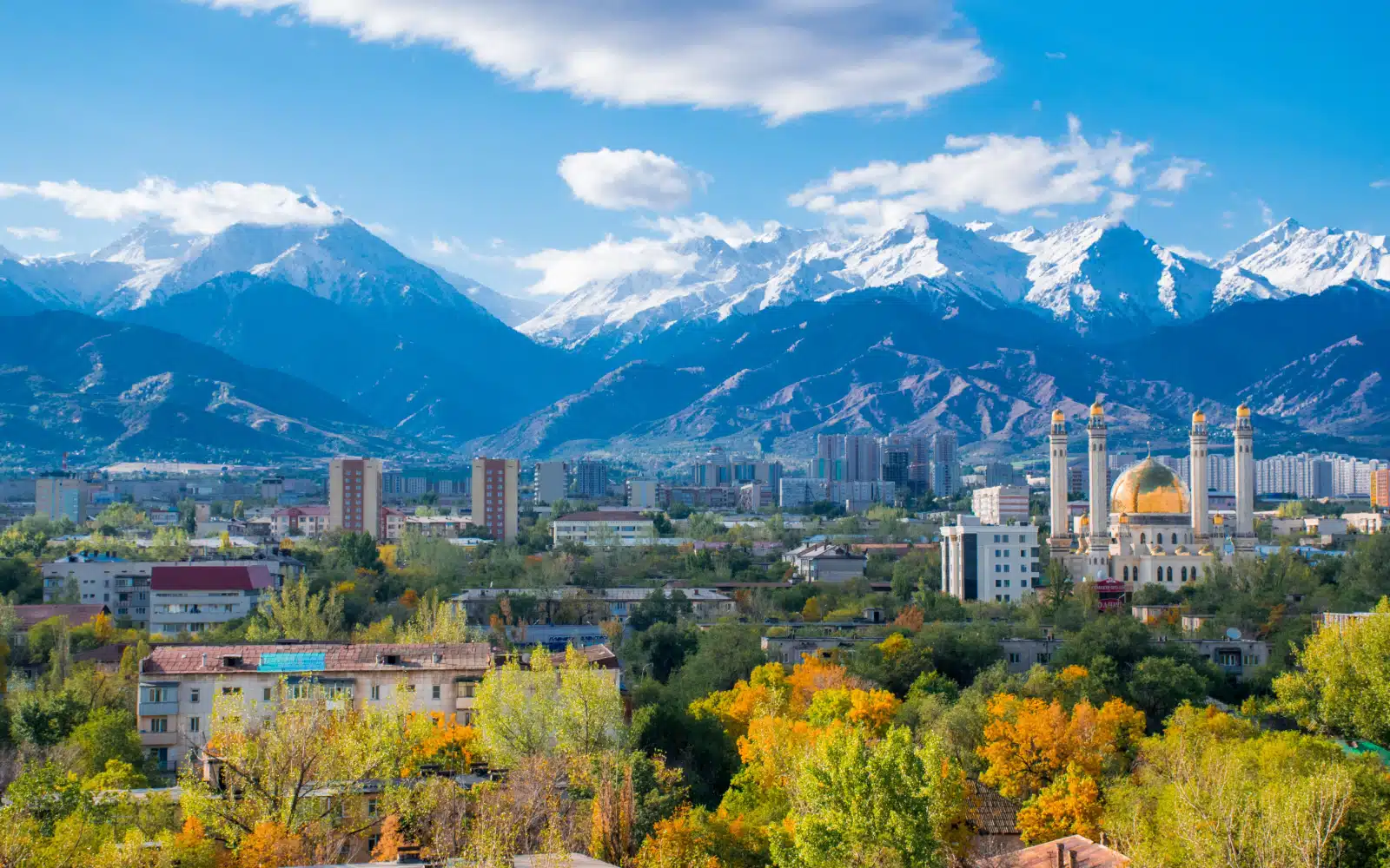 Vue sur Almaty