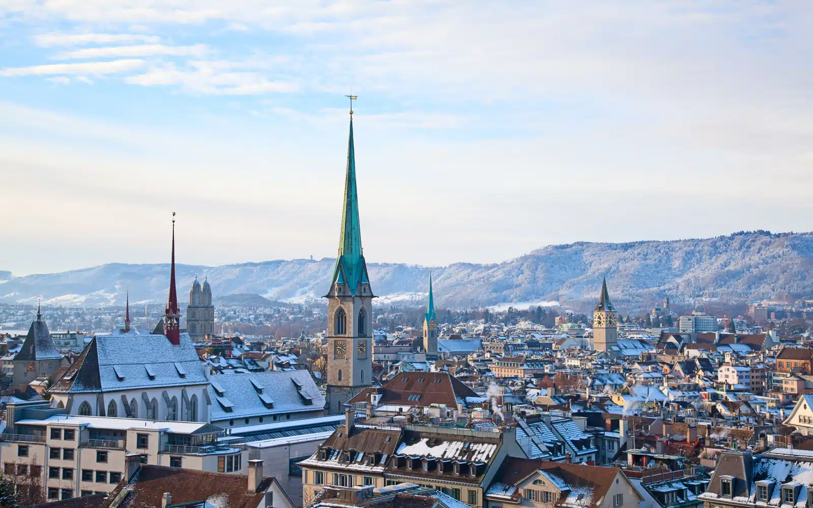 Vue sur la ville de Zurich